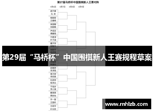 第29届“马桥杯”中国围棋新人王赛规程草案